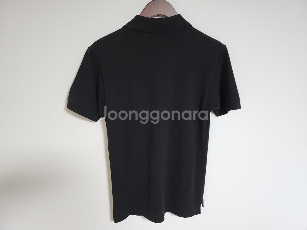 [S] 꼼데가르송 블랙 더블 하트와펜 남성 반팔카라티--3