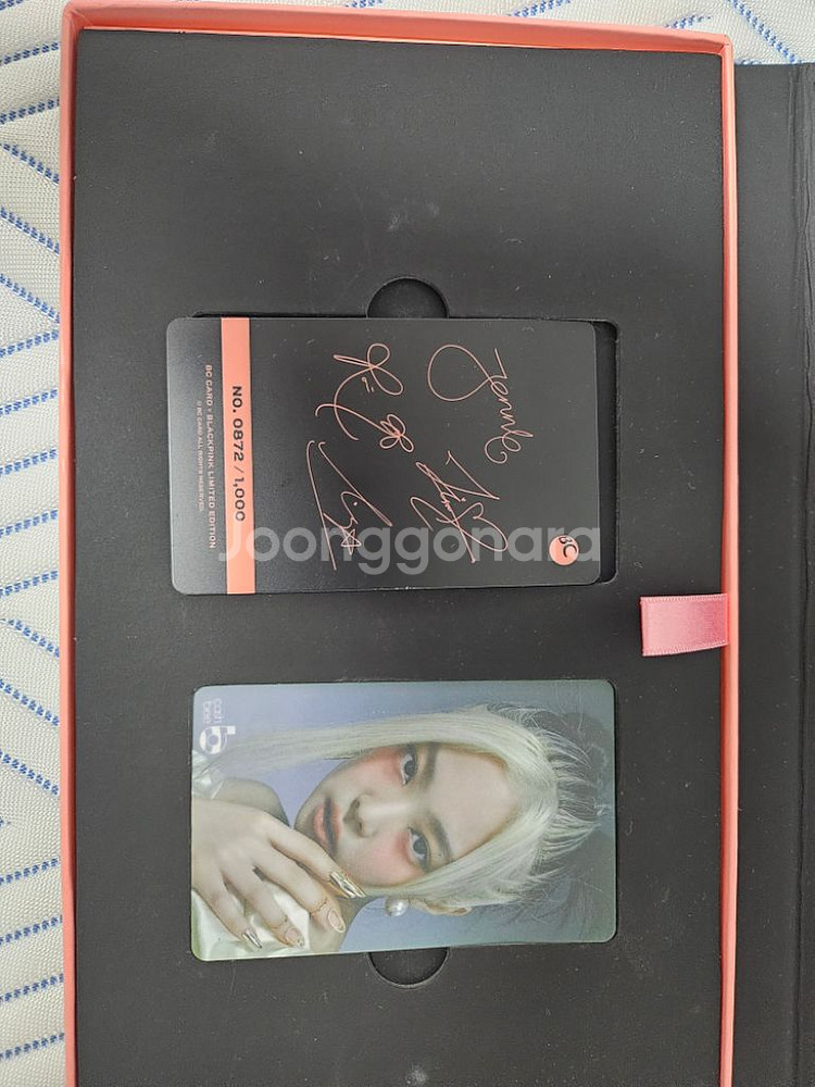 비씨카드 블랙핑크 한정판 포토카드 판매--2