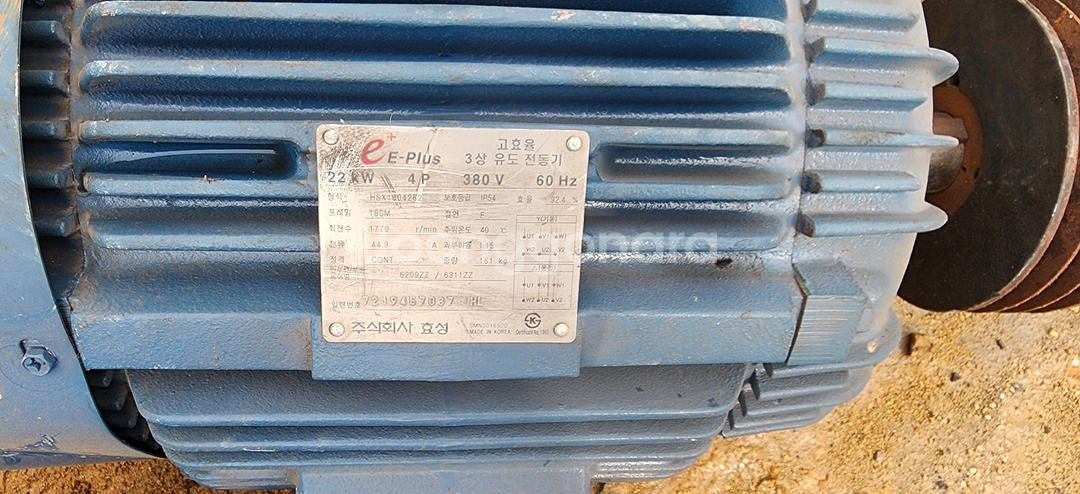 효성 고효율 모터 22kw 40마력 380v 4p--1