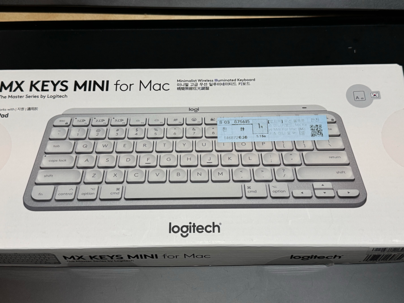 로지텍MX KEYS MINI FOR MAC블투키보드판매