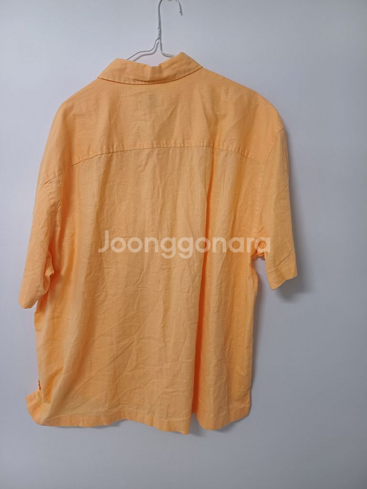 남성 H&M 반팔 린넨셔츠 (새상품.오버핏110)--4