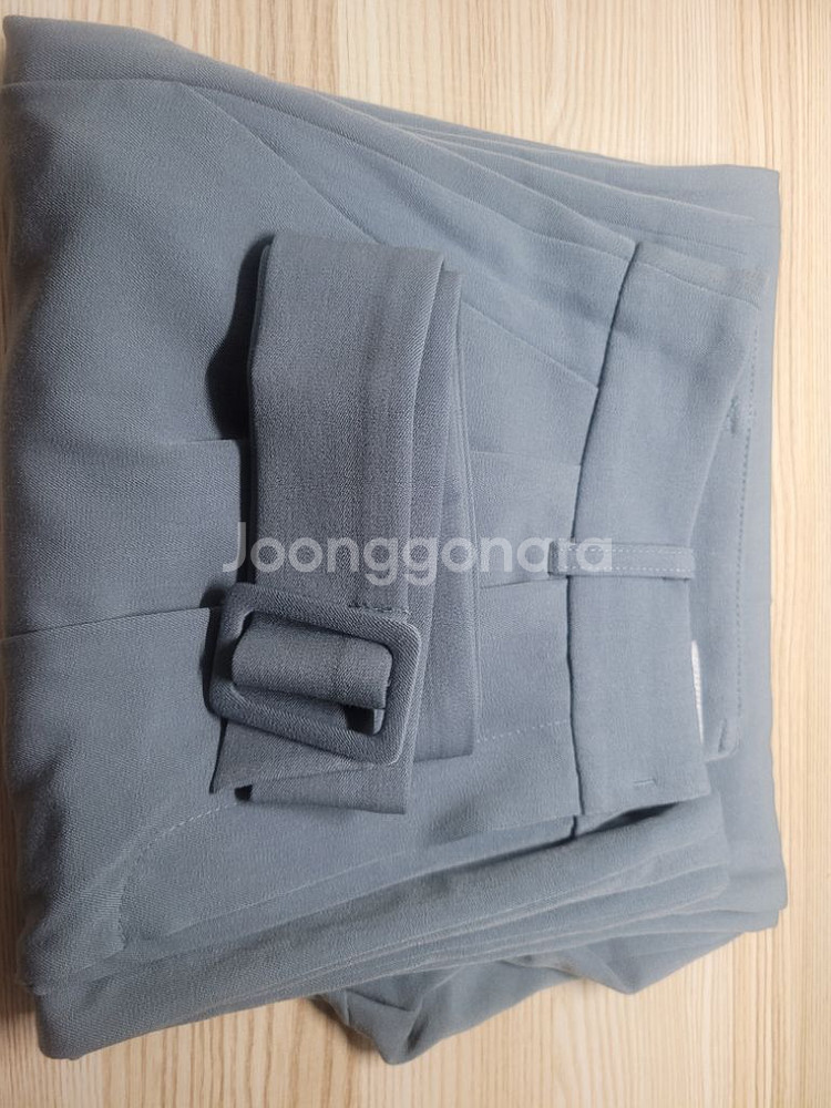 새제품) 미쏘 벨트 와이드 슬랙스 55--4