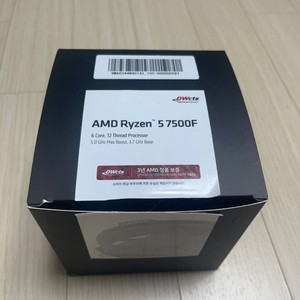 Ryzen 5 7500f 미사용