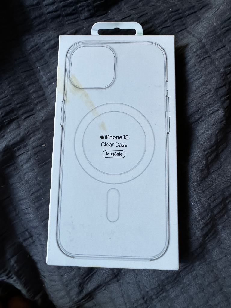 (안전결제가능)아이폰15 정품 투명 케이스