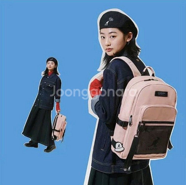 캉골 백팩 핑크--1