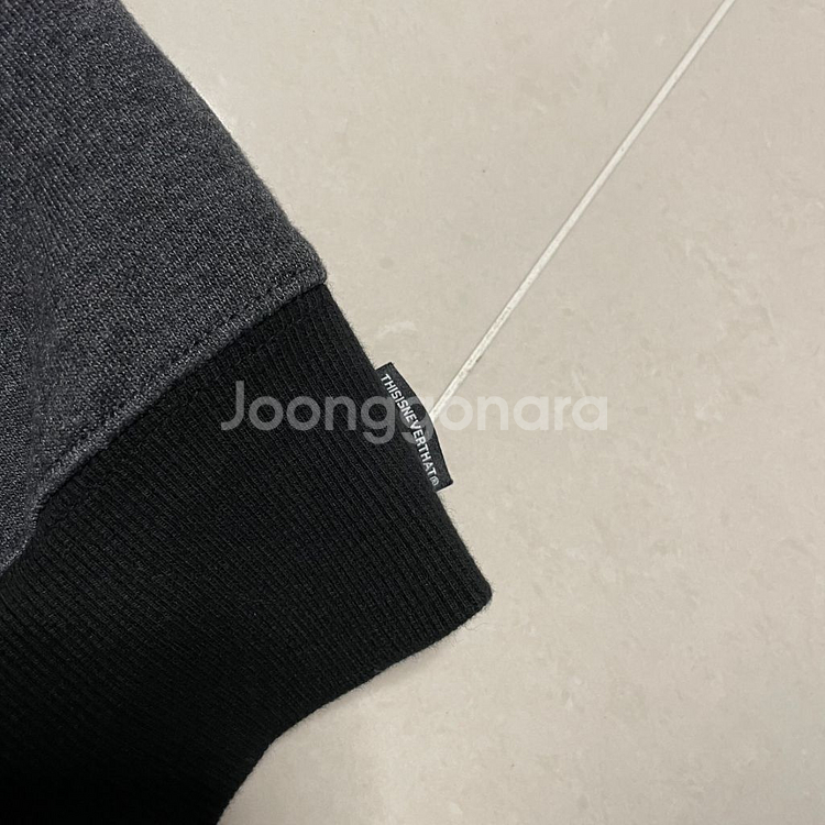 정품 디스이즈네버댓 풀오버 맨투맨 빅로고 스웻셔츠--4
