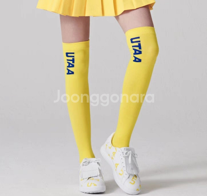 (새상품) 골프 UT 니삭스 화이트, 블랙, 엘로우~--6