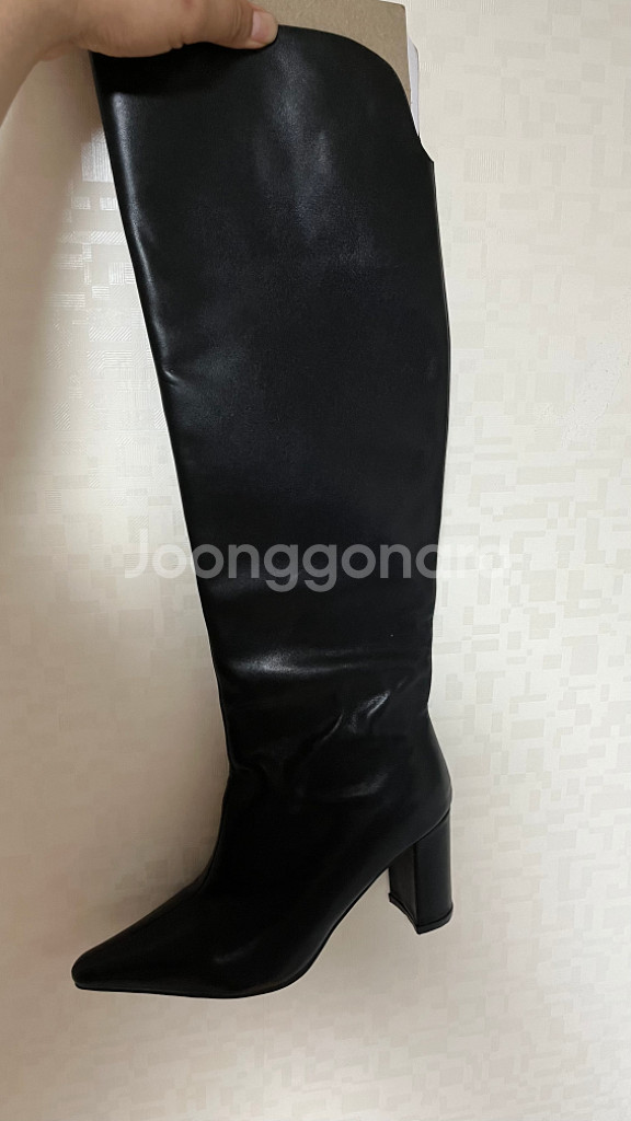 강자매 롱부츠 미착용 1년 보관상품--1