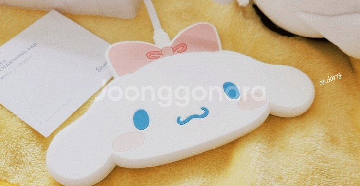산리오 시나모롤 무선충전패드--1