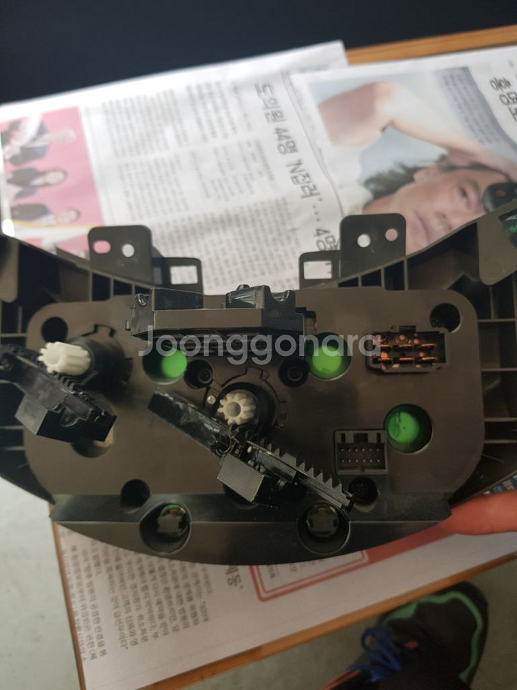 스파크 수동에어컨 공조기 컨트롤러--4