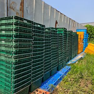 플라스틱 바구니 운반 상자 이사 수납 정리 과일 농산물