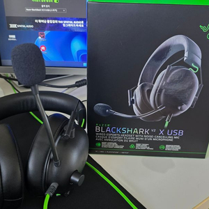 RAZER BLACKSHARK v2 usb 박스+본품