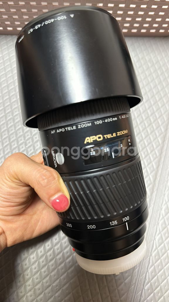 미놀타 100-400mm 렌즈 (소니 마운트)--2