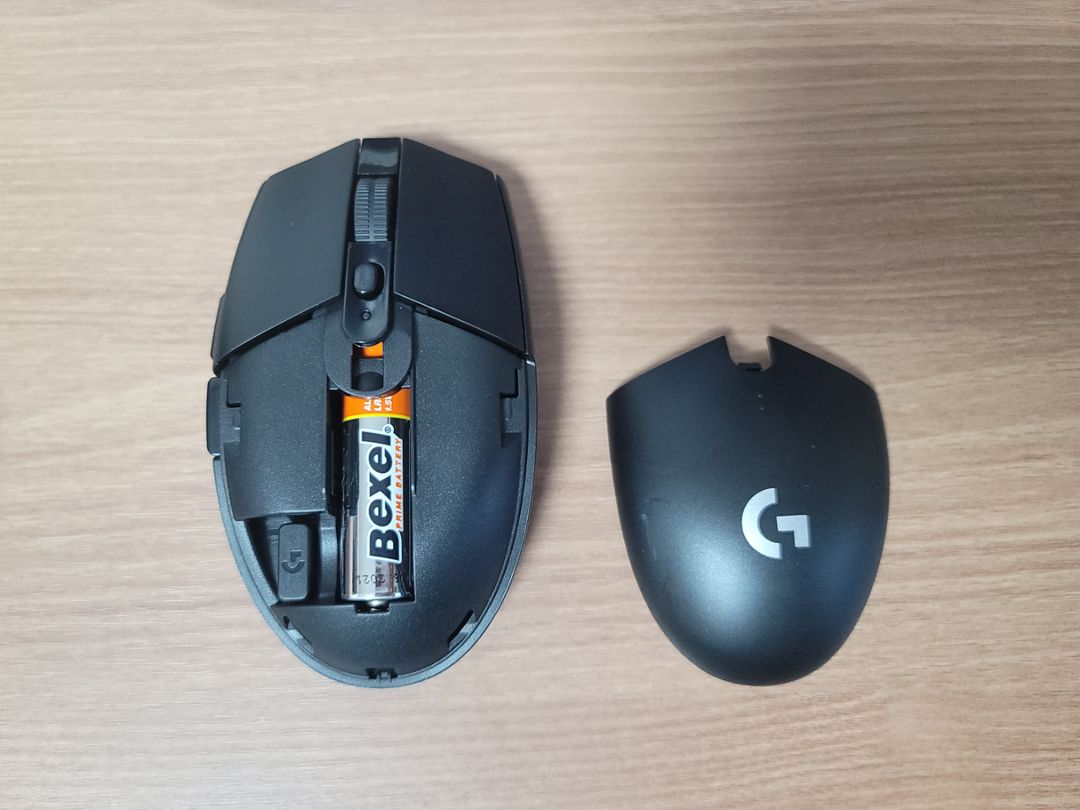 로지텍 G304 마우스 저소음개조품 블랙