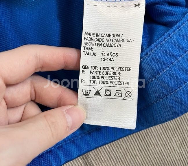 아디다스 블루블랙 파검 트랙탑 져지집업 90/S--4
