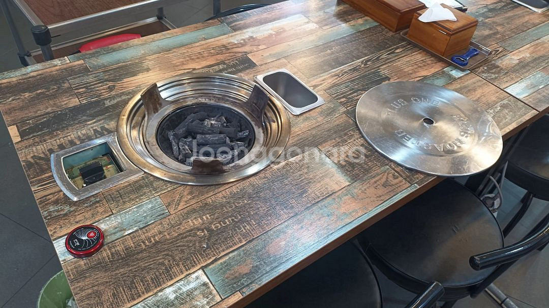 튤젠 숯불 가스겸용 착화식 로스타 도시가스용--2