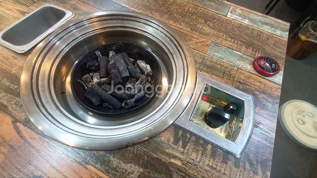 튤젠 숯불 가스겸용 착화식 로스타 도시가스용--1