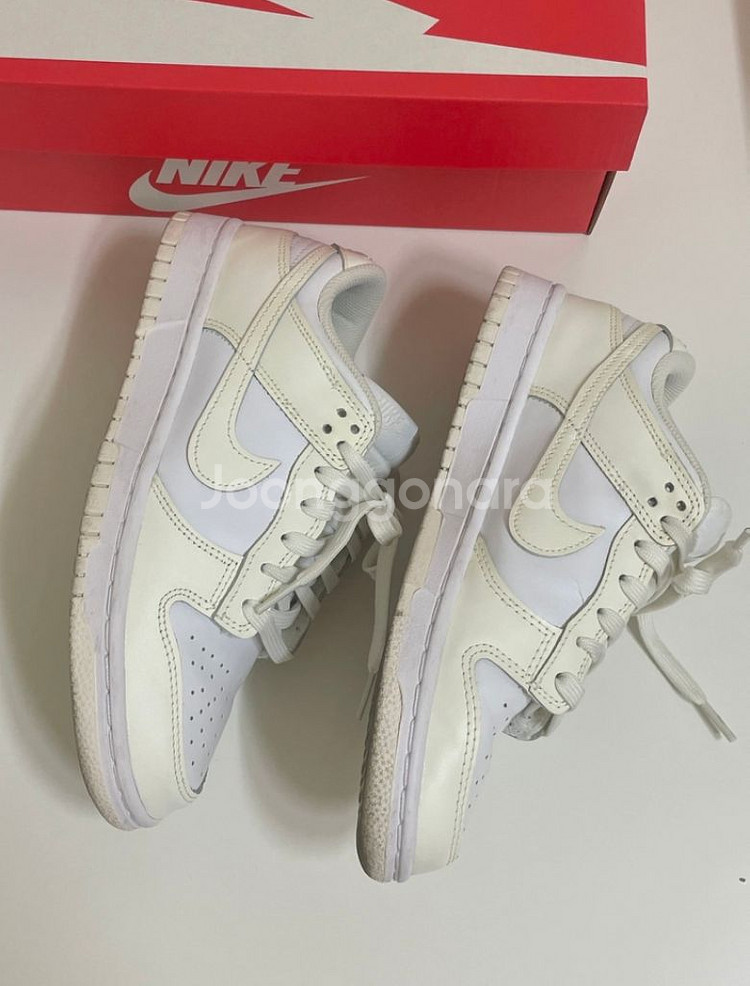 나이키 덩크로우 화이트앤세일 245--4