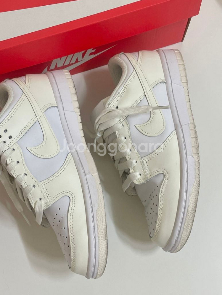 나이키 덩크로우 화이트앤세일 245--5