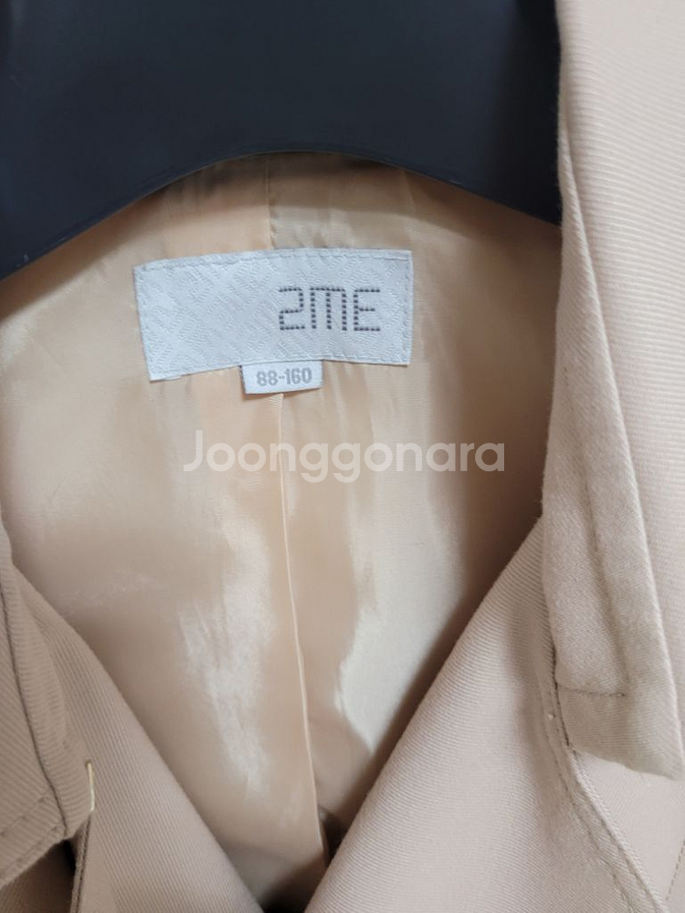 투미 2ME 더블플랩 트렌치코트 88사이즈 베이지--9