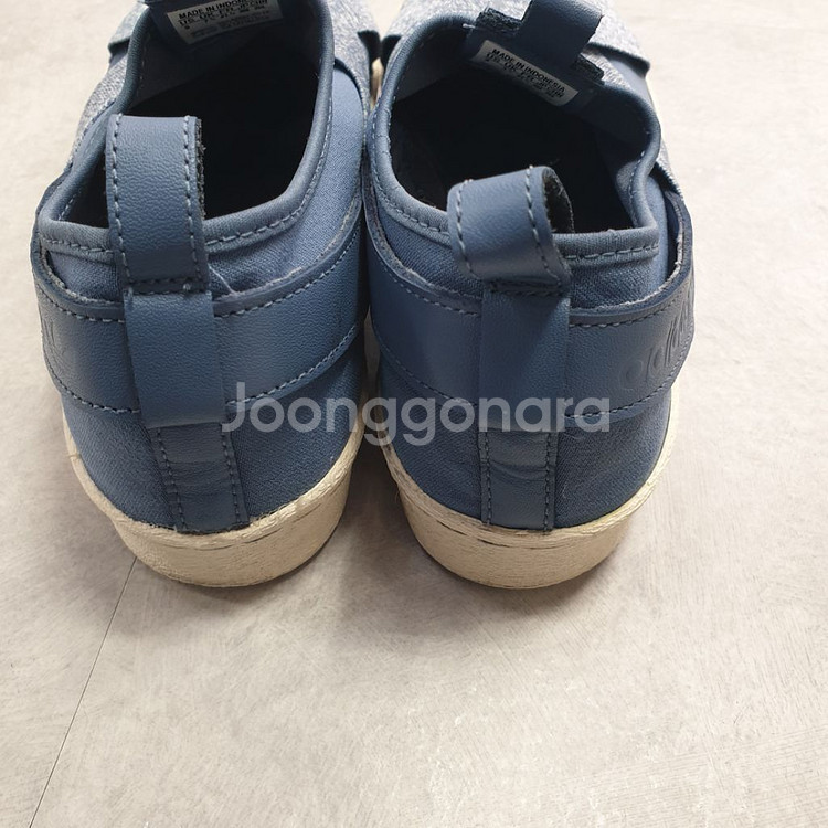 아디다스 슈퍼스타 슬립온 데님 블루 255--5
