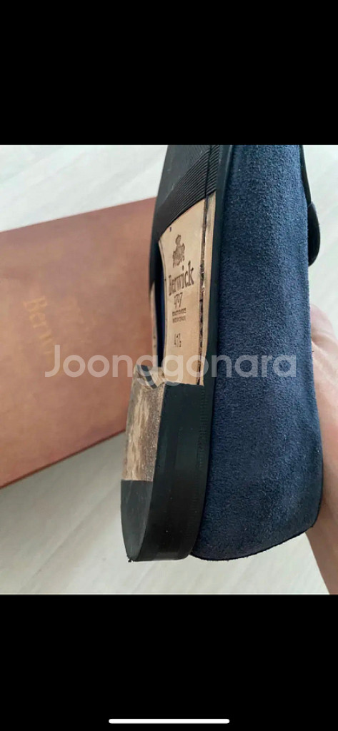 버윅 4950 스웨이드 네이비 로퍼 265--3