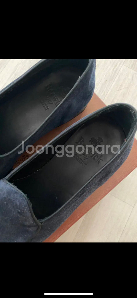 버윅 4950 스웨이드 네이비 로퍼 265--2