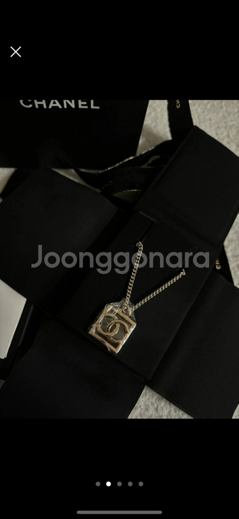 샤넬 목걸이 새상품--1
