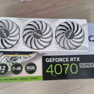 이엠텍 rtx 4070 super 미라클 팝니다