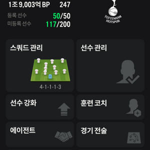 피파4 fc 온라인 토트넘 단일 굿즈 판매합니다