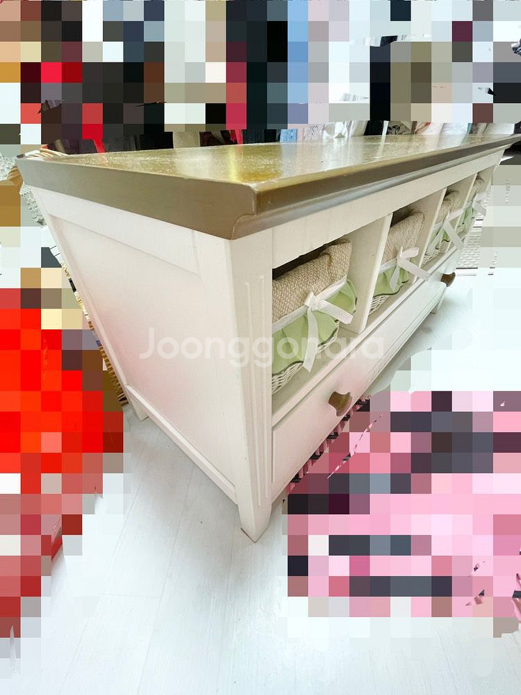에보니아 라탄수납장/티비다이/벤치/프로방스/거실장--2