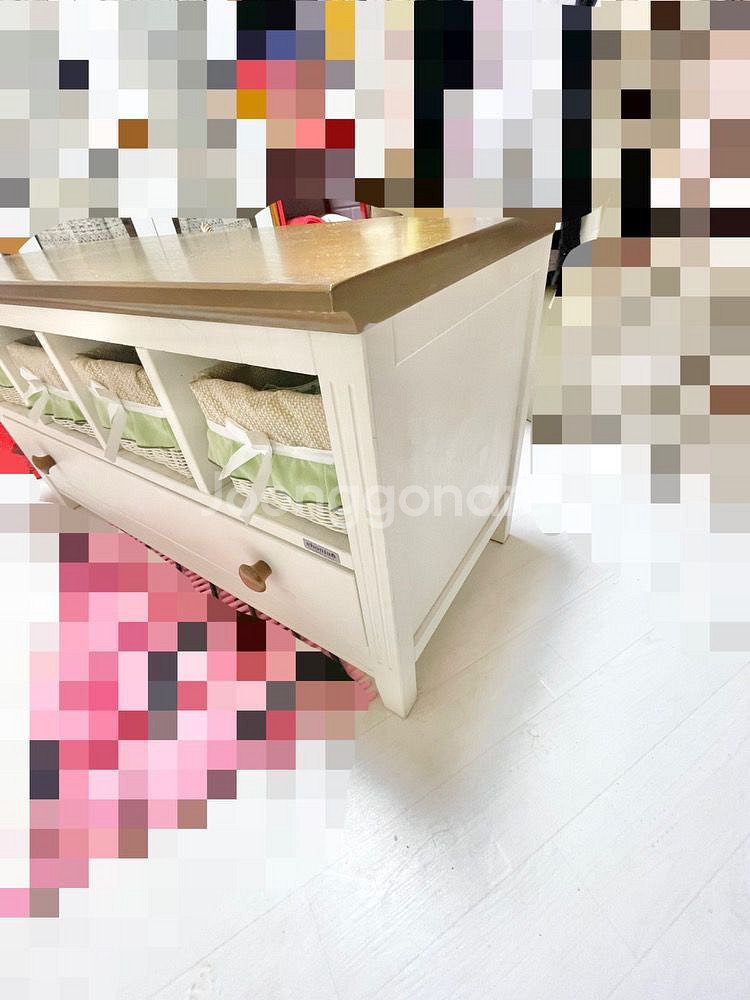 에보니아 라탄수납장/티비다이/벤치/프로방스/거실장--1