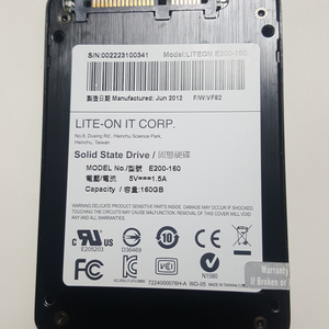 62-SSD 160기가 / 라이트온