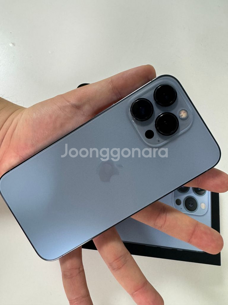 아이폼 13프로 시에라블루 128GB--3