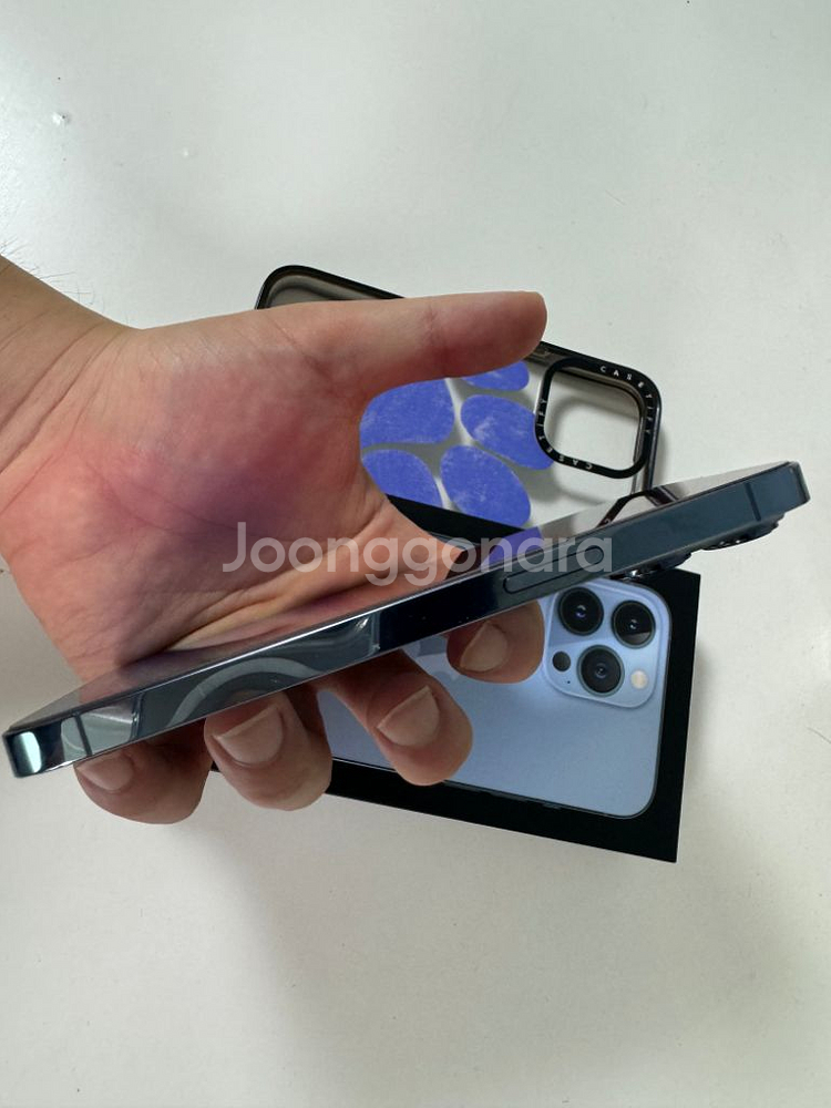 아이폼 13프로 시에라블루 128GB--2