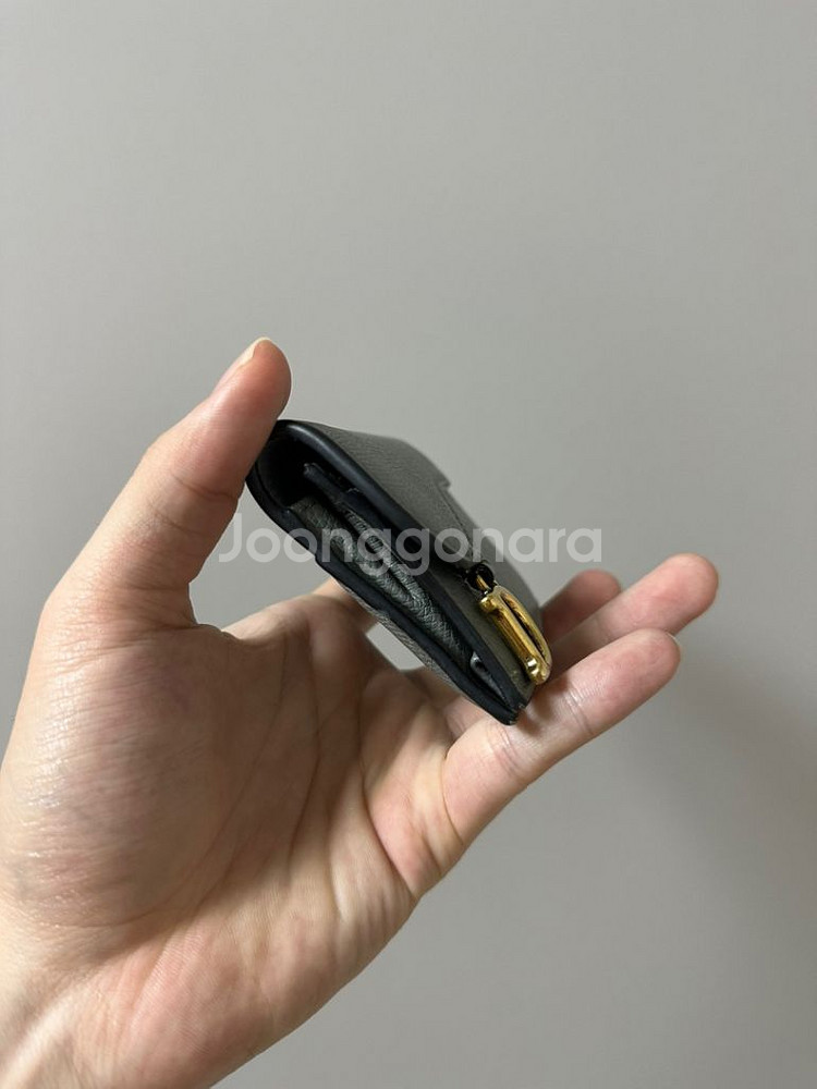 디올 새들 램스킨 포켓 카드지갑--1