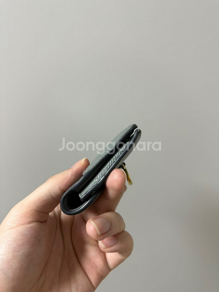 디올 새들 램스킨 포켓 카드지갑--3