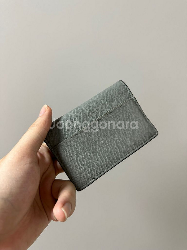 디올 새들 램스킨 포켓 카드지갑--2