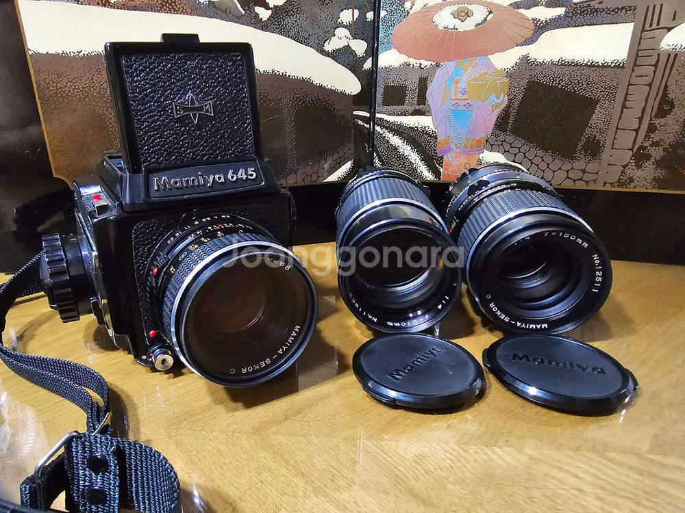 명품 MAMIYA M645 중형카메라세트--5