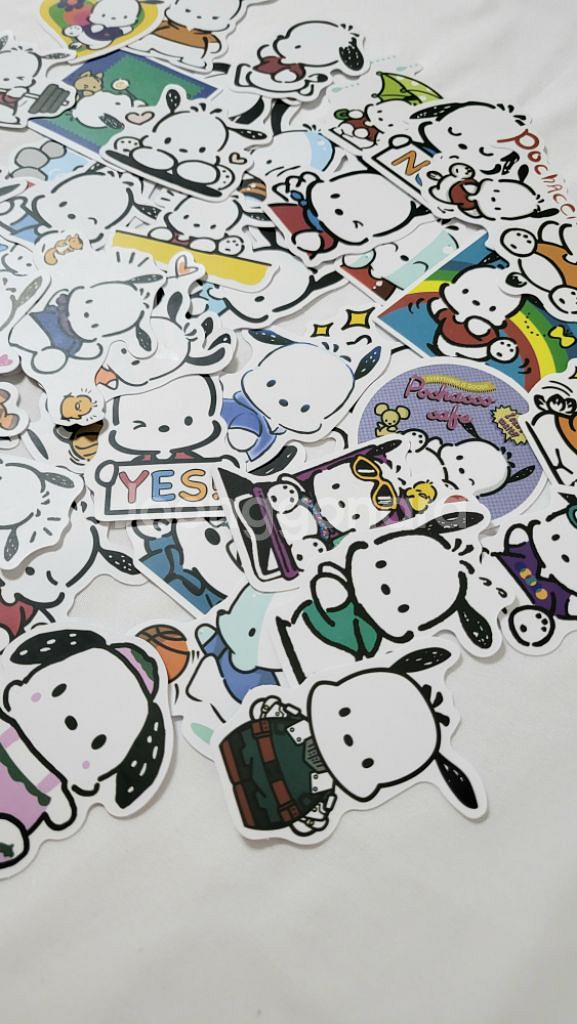 포차코 스티커 산리오 애니인컷 포챠코 방수 스티커--2