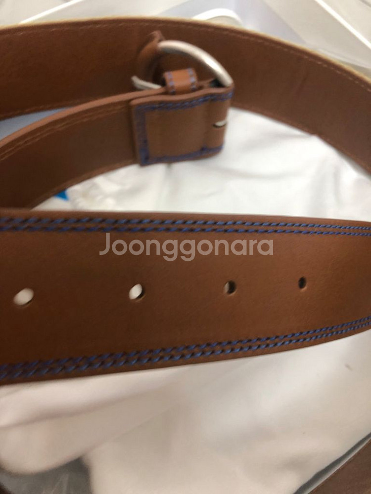 아더에러 벨트 Patch belt Brown거의 새거--3