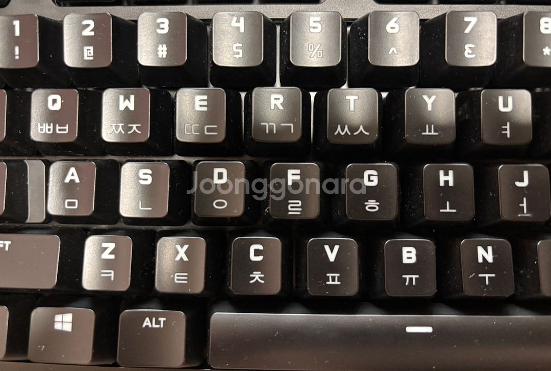 로지텍 g610 키보드(체리청축)--1