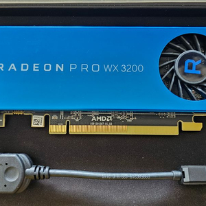 AMD Radeon Pro WX3200 단품 판매합니다