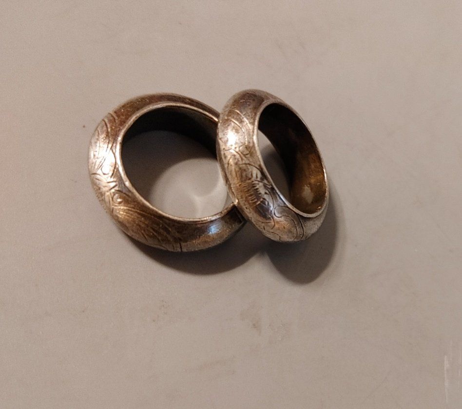 박쥐문 은가락지조선시대 쌍가락지 지환 | 중고나라 - 안심되는 중고거래