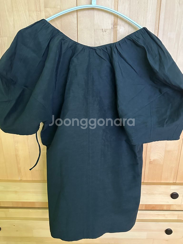 Sally Puff Blouse - Black--3