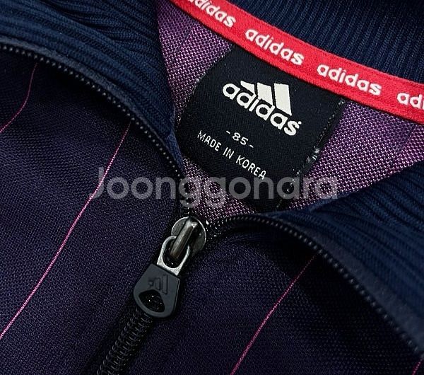 아디다스 네이비 핑크 여자 트랙탑 져지집업 85/XS--2