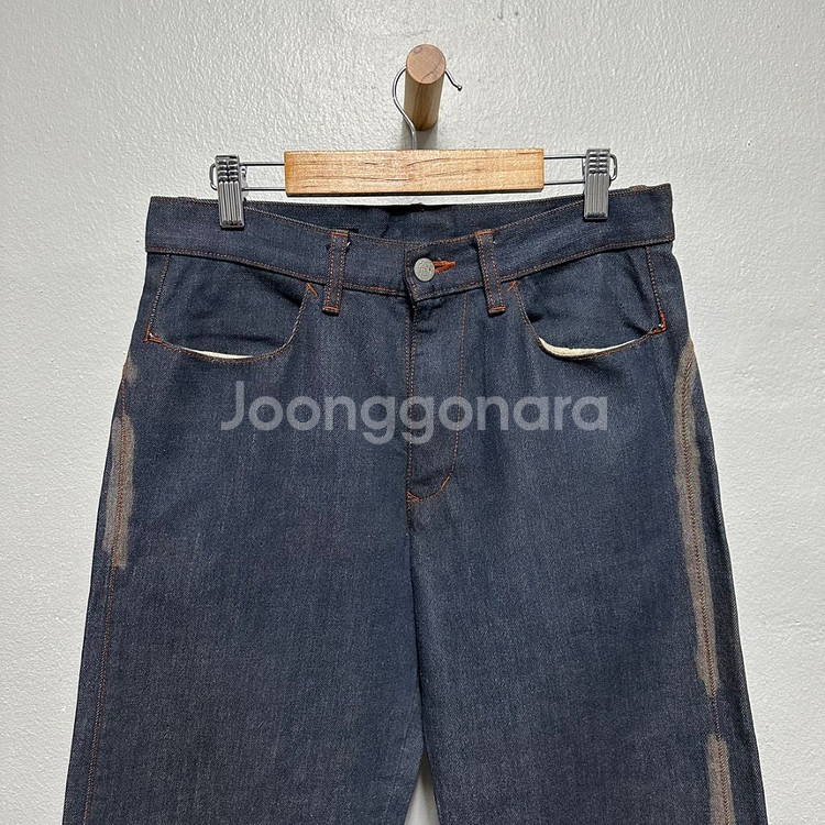 장폴고티에 레드스티치 생지 페인팅진--1