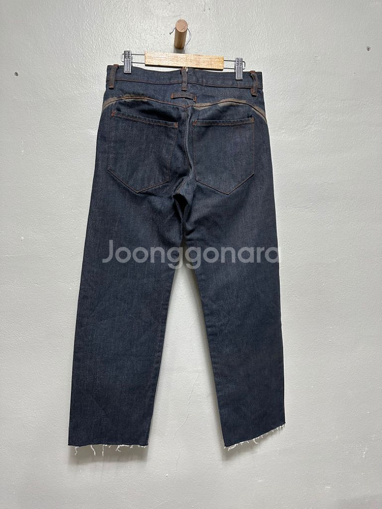 장폴고티에 레드스티치 생지 페인팅진--5