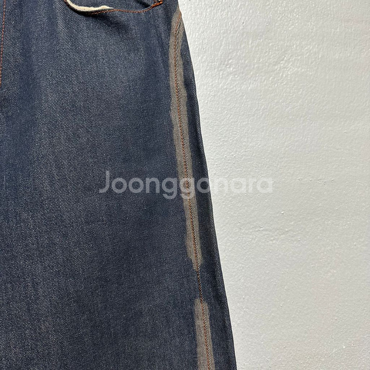 장폴고티에 레드스티치 생지 페인팅진--2