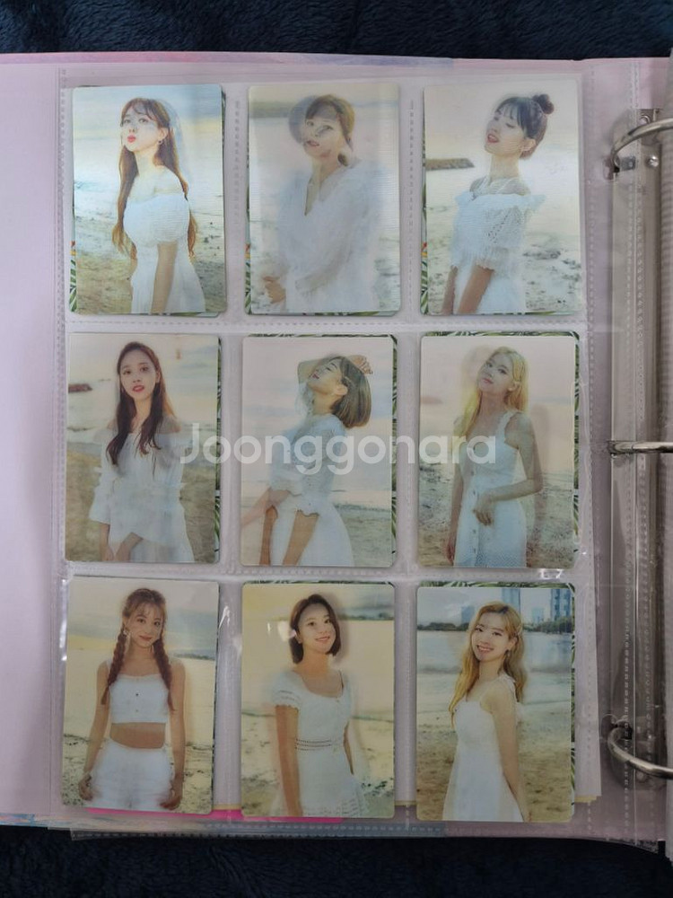 트와이스 콘서트 팬미팅 하와이 팝업 포토카드 일괄--2
